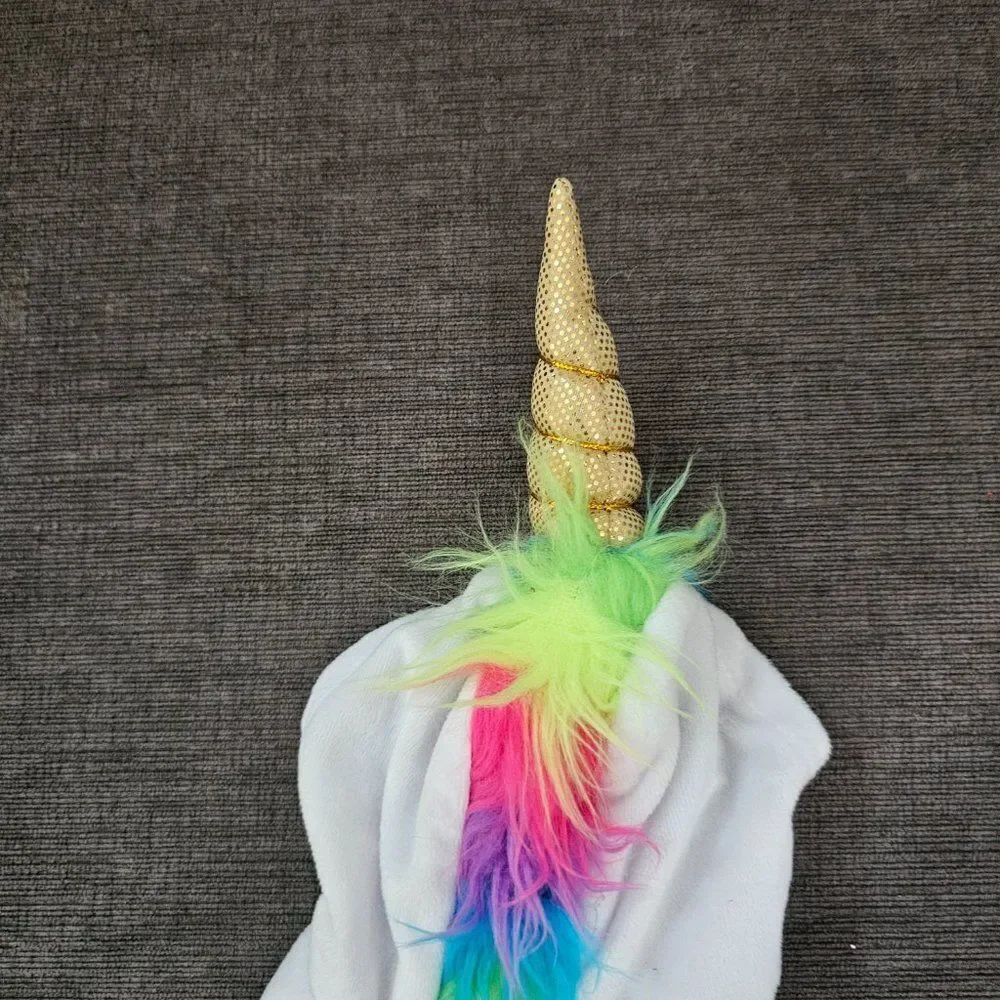 Party Dog Unicorn Dog Halloween Polyester Costume Multicolor Size XS/S